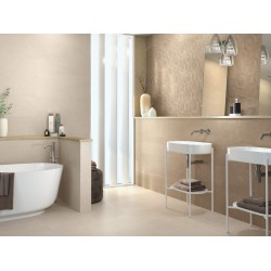Πλακάκι Camden Crema Relieve Decor 9526 30x90 cm Ανοιχτό Μπεζ Porcelanite Dos